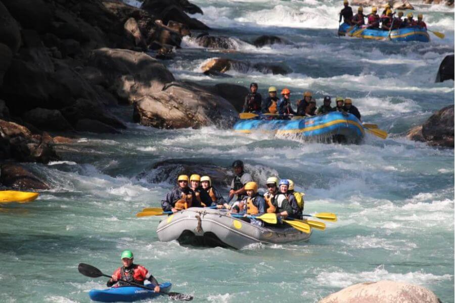 White Water Rafting trên sông Trisuli & Bhote Koshi